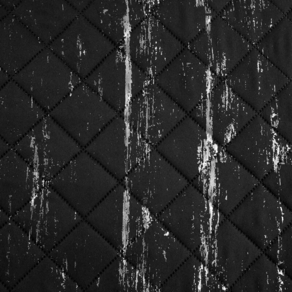 Narzuta dekoracyjna Blink 1 Design91 czarny/srebrny