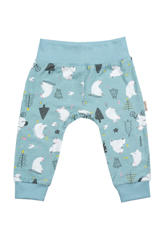 SPO.5379 Spodnie niemowlęce Doctor Nap - ice blue