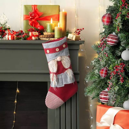 Skarpeta świąteczna but 104 Eurofirany czerwony