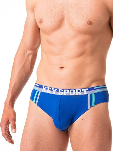 Slipy męskie MPP  241  2-pak Key szary granatowy