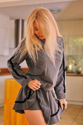 Szorty damskie Krabi Kalimo - szary