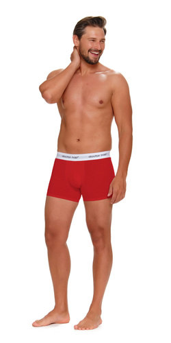 Bokserki męskie 5277 Doctor Nap - black melange red