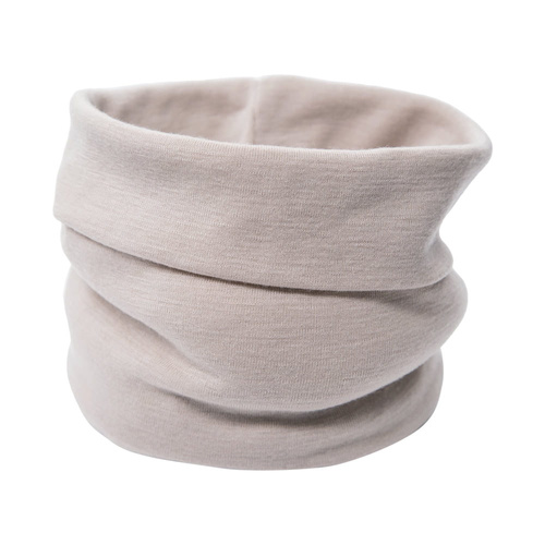 Beżowy komin dziecięcy z wełny merino Eevi – Idealny na każdą porę roku