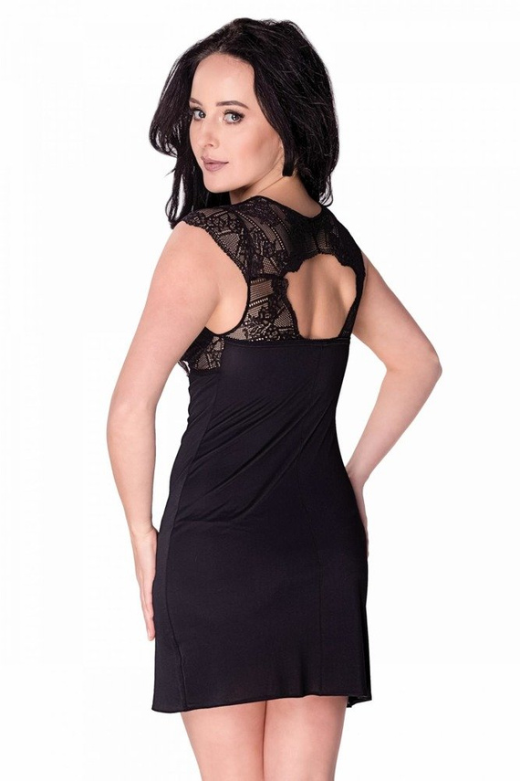 6107 Fiorel koszula nocna damska Visti czarny