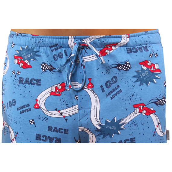 Bawełniana piżama męska z długim rękawem 2660/10 Sesto Senso - granat