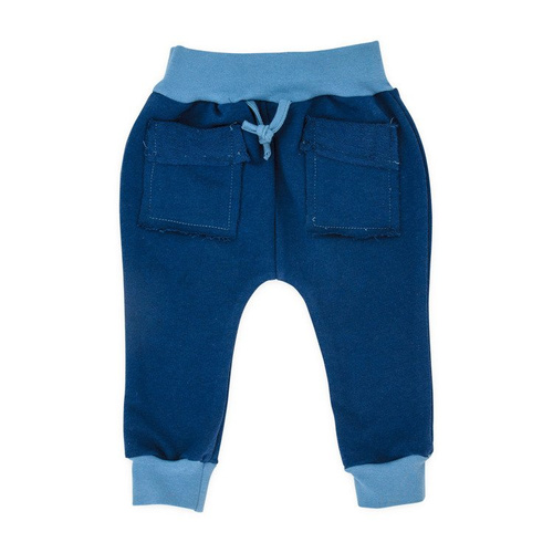 Spodnie niemowlęce Baggy "ELEGANT" Makoma granat