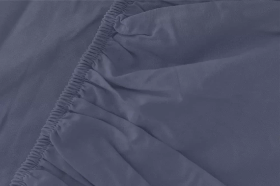 Prześcieradło z mikrofibry Poly Detexpol niebieski