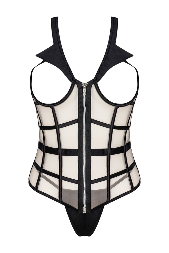 Gorset + stringi Laura Beige LivCo Corsetti