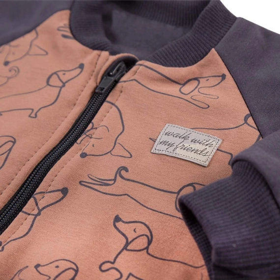 Komplet dresowy dla chłopca Lazy Days Ewa Klucze- grafit