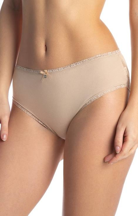 L-4000 MB-06 Figi Damskie Lama beżowy