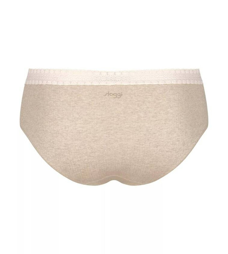 Figi Damskie GO Ribbed R Hipster C2P 2-pak Sloggi - grey combination