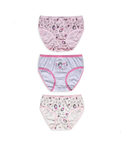 Figi dziewczęce G-245 SD A'3 Lama mix kolor