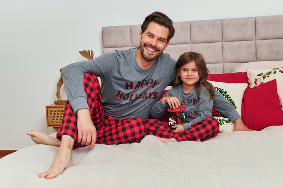 Doctor Nap 7345 – piżama dziecięca bawełniana Dark Grey z nadrukiem