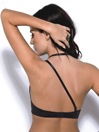 G025 Biustonosz Koktajlowy Gorsenia - czarny