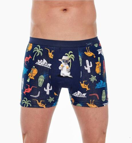 Bokserki męskie Tattoo 280/229 Koala  Cornette granatowy