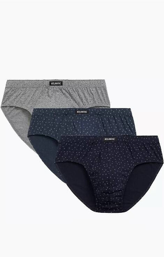 Slipy męskie 3MP-181 A'3 Atlantic- granatowy-szary