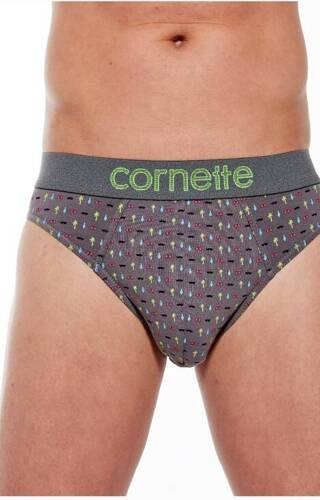 Slipy męskie 507/35 High Emotion Cornette - grafitowy