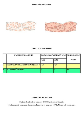 Opaska niemowlęca "Happy Llama" Pinokio - grafit