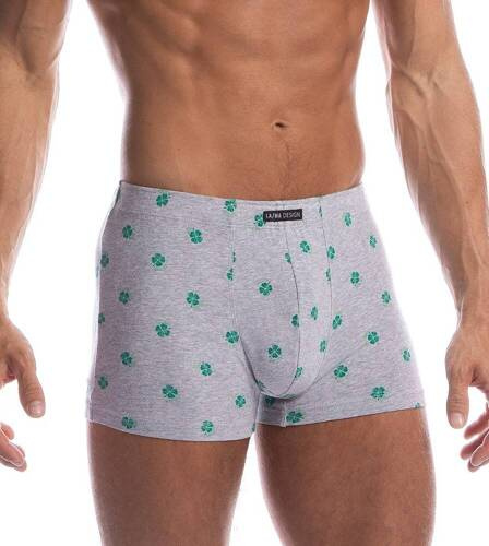 Bokserki męskie M-1009 SZ Lama szary grafitowy