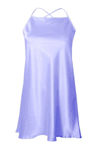 Halka satynowa koszulka damska Anna DKaren - Błękit