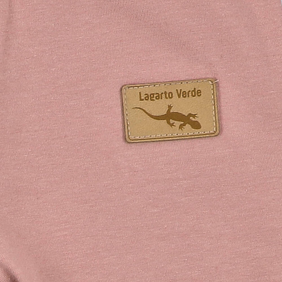 Legginsy dziewczęce Lagarto Verde - różowy