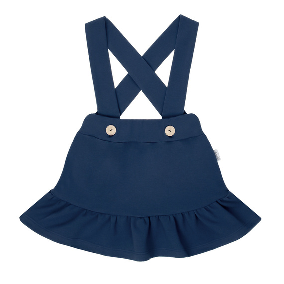 169495 Spódniczka na szelkach Nicol - granatowy