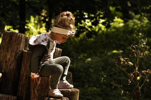 Bluza dresowa "ROSES" Makoma khaki