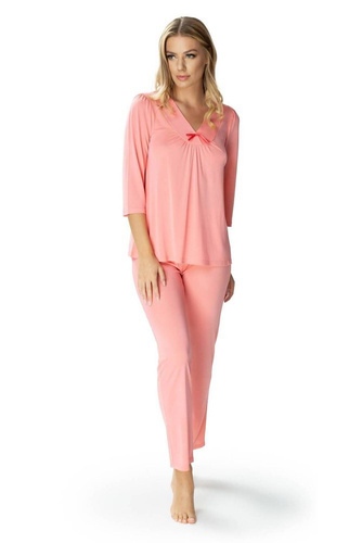 Piżama damska 6203 Consuela Mewa morelowy 