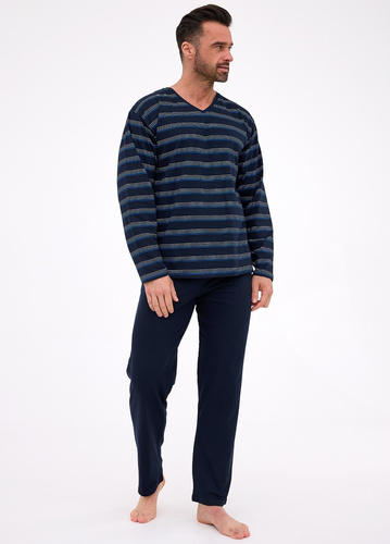 Piżama męska 139/46 Cornette Various | Paski, komfort i styl w eleganckim opakowaniu