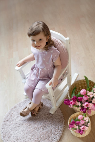 Tunika z krótkim rękawem Sweet Cherry Pinokio - różowy druk 