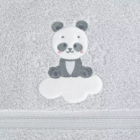 Ręcznik dziecięcy Panda Baby 63 Eurofirany srebrny