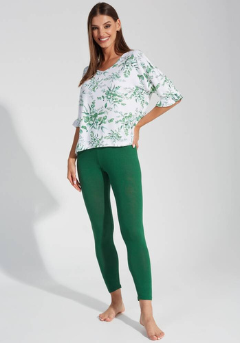 Piżama Damska PJ3.S01 Alexa zielony