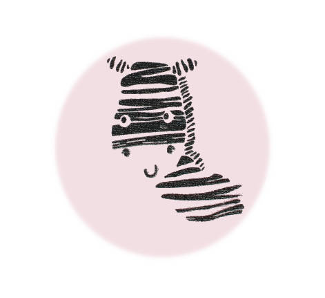 "Zebra" Pajac bawełniany Terjan - różowy