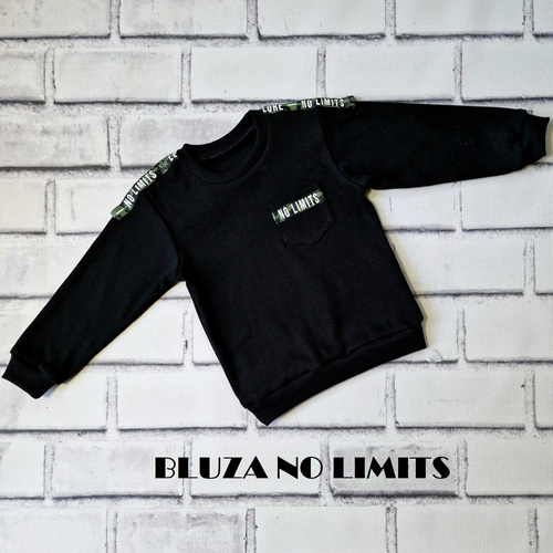 Bluza chłopięca No Limits Bambarillo - czarny