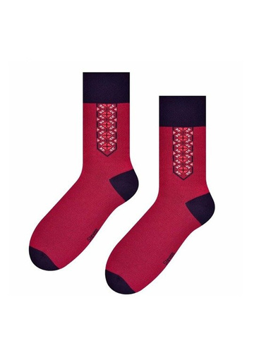 art.118 Folk Skarpety męskie Steven 006 bordowy