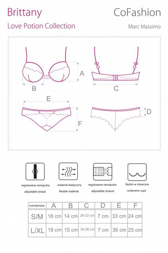 Komplet bielizny Brittany CF 90389 CoFashion Marc Massimo 