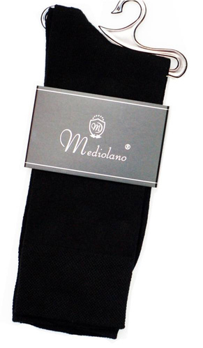 Skarpety męskie garniturowe Mediolano czarny