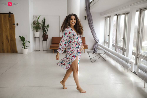 Szlafrok bambusowy Paradise Milk&Love 