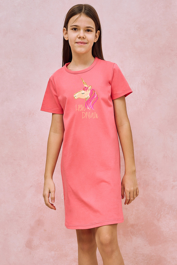 Koszula dziewczęca 3176 Mila Taro- koral