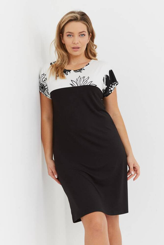 Koszula nocna 742 Elle Forex - czarny