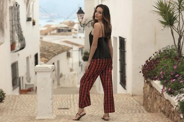 Piżama Damska Satynowa DKaren - DK-KI Świąteczny 17