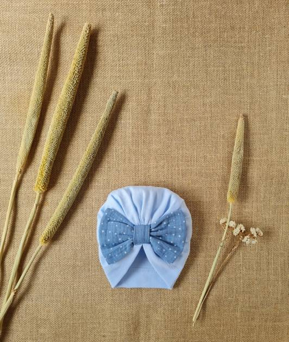 Turban 3015T Sophie Marija - niebieski