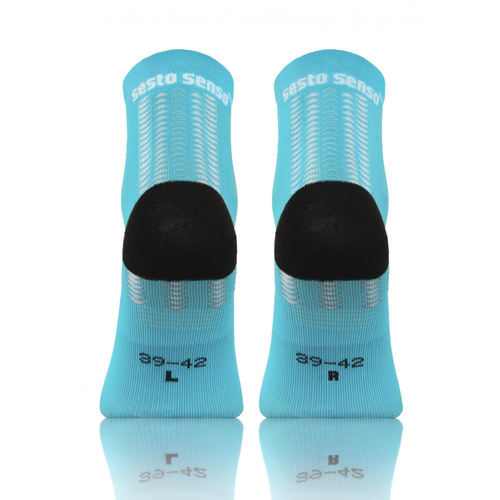 SKB01 Sport Socks Skarpety sportowe uniwersalne Sesto Senso turkusowy
