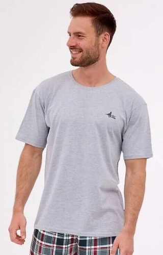 Piżama męska 326/284 Wild Horse 3 Cornette szary jasny