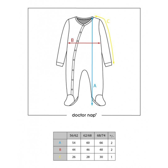 SLE.4294 Pajacyk niemowlęcy Doctor Nap - wasabi