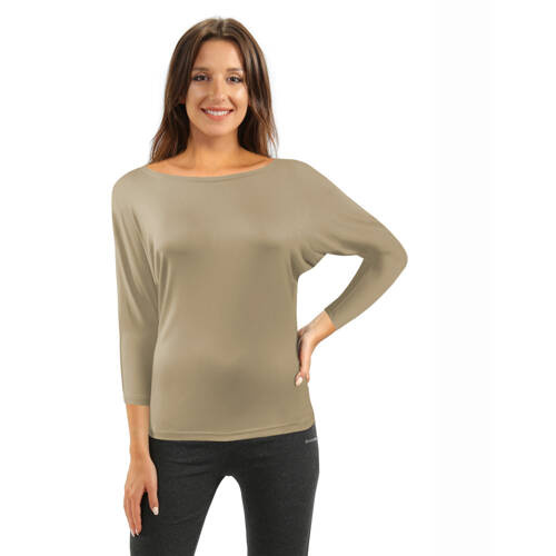 Bluzka damska kimono Andrea Sesto Senzo beżowy