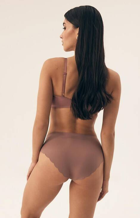 Figi damskie 2-pak 42826 Polly 2 Henderson - karmelowy-różowy