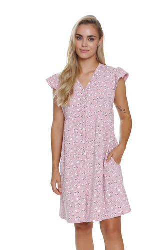 5327 Koszula Nocna ciążowa i do karmienia Doctor Nap - daisy flowers