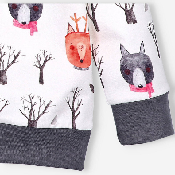 Bluza dresowa I love Colors - las