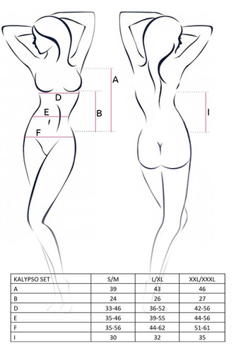 Komplet Kalypso Set Passion biały